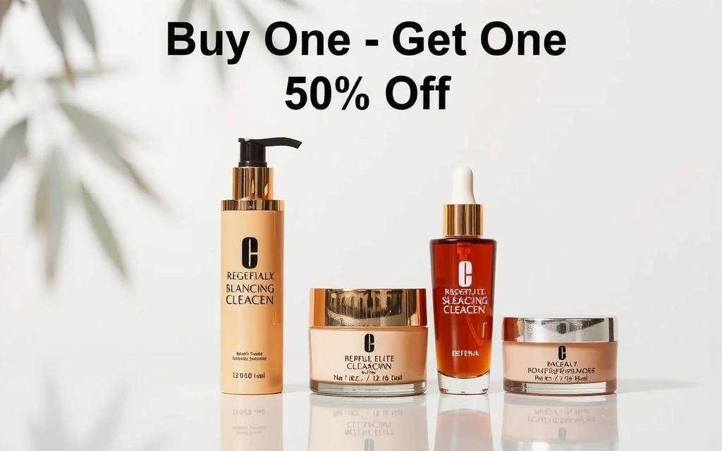 Offer: Buy one, get one 50% off on selected skincare
