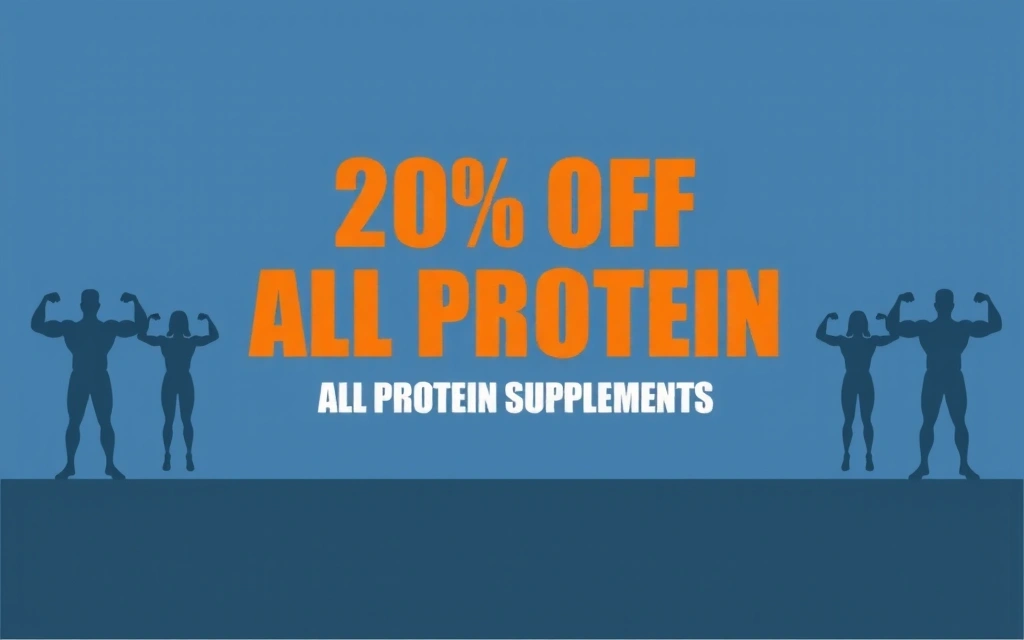 Offer: 20% off all men's protein supplements
